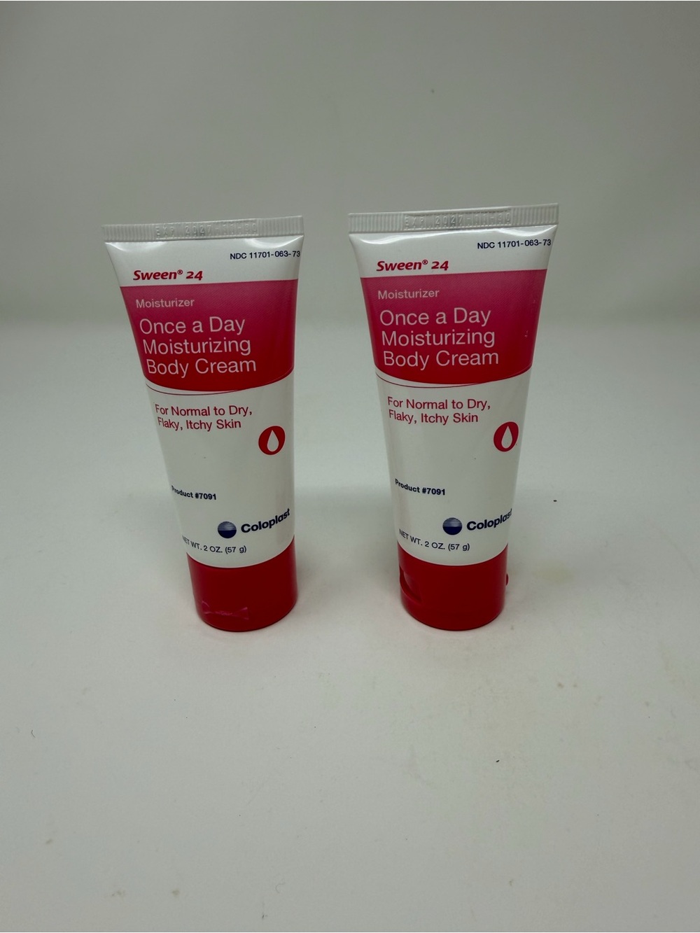 Sween 24 Once a Day Daily Use Moisturizing Body Cream 2 oz Dimethicone lot of 2